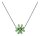 Konplott - Magic Fireball - green, antique silver, necklace pendant