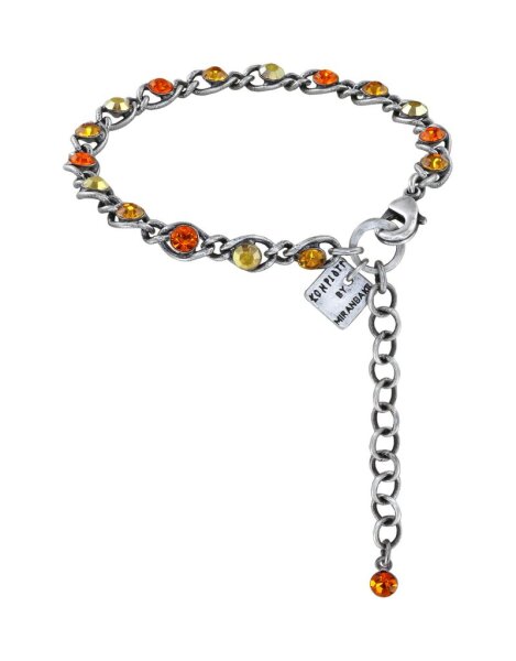 Konplott - Magic Fireball - orange, antique silver, bracelet