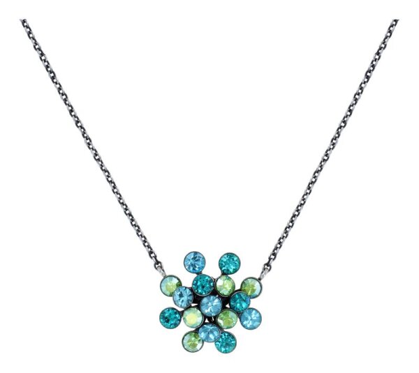Konplott - Magic Fireball - blue, antique silver, necklace pendant