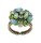 Konplott - Ballroom - green, antique brass, ring