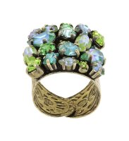 Konplott - Ballroom - green, antique brass, ring