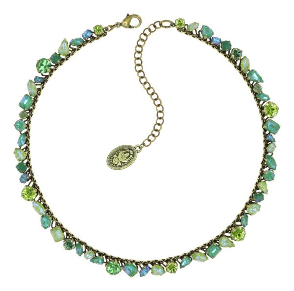Konplott - Ballroom - green, antique brass, necklace