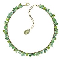 Konplott - Ballroom - green, antique brass, necklace