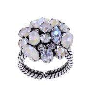 Konplott - Ballroom - white, antique silver, ring