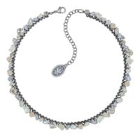 Konplott - Ballroom - white, antique silver, necklace
