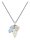 Konplott - Ballroom - white, antique silver, necklace pendant