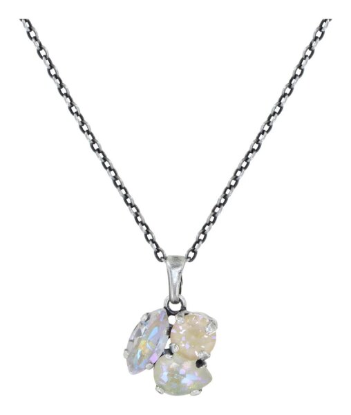 Konplott - Ballroom - white, antique silver, necklace pendant
