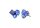 Konplott - Ballroom - blue, antique silver, earring stud