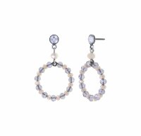 Konplott - Bead Snake Jelly - white, antique silver,...