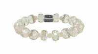 Konplott - Bead Snake Jelly - white, antique silver,...