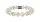 Konplott - Bead Snake Jelly - white, antique silver, bracelet elastic