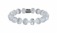 Konplott - Bead Snake Jelly - white, antique silver,...