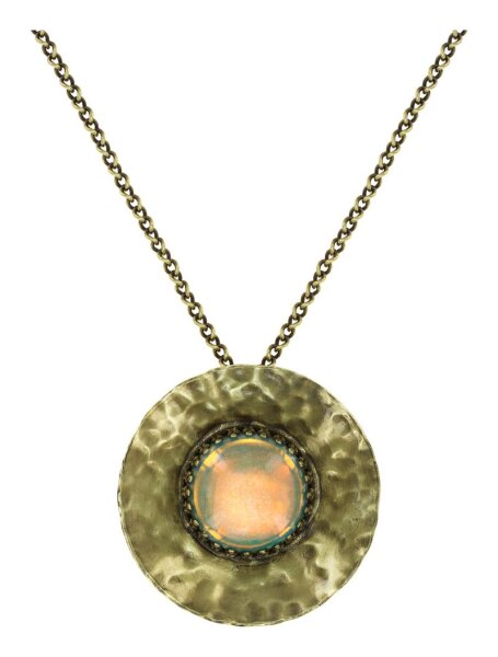 Konplott - Honey Drops in Space - multi, Light antique brass, necklace pendant, long