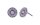 Konplott - Spell on You - Lila, helles Antiksilber(centre: lt.amethyst, edge: violet), Ohrringe mit Stecker