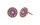 Konplott - Spell on you - Rosa, helles Antikkupfer(centre:  crystal lutos pink de lite, edge: lt.rose), Ohrringe mit Stecker