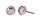 Konplott - Sparkle Twist - Beige, lt. gold quartz, Antiksilber, Ohrringe mit Stecker