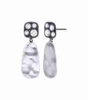 Konplott - Business Glam - white, crystal silver shade,...