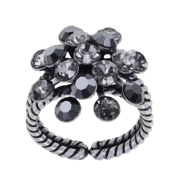 Konplott - Magic Fireball - black, antique silver, ring