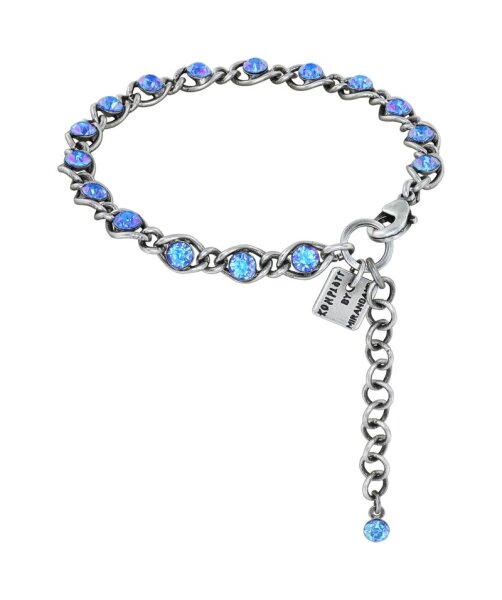 Konplott - Magic Fireball CLASSIC - blue/lila, antique silver, bracelet