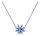 Konplott - Magic Fireball CLASSIC - Blau, Lila, Antiksilber, Halskette mit Anhänger
