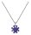 Konplott - Magic Fireball MINI - dark blue, antique silver, necklace pendant