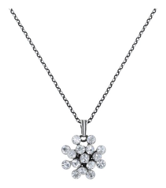 Konplott - Magic Fireball MINI - white, antique silver, necklace pendant