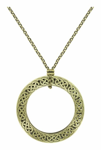 Konplott - Shades of Light - brass, antique brass, necklace pendant