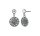 Konplott - Shades of Light - silver, antique silver, earring stud dangling
