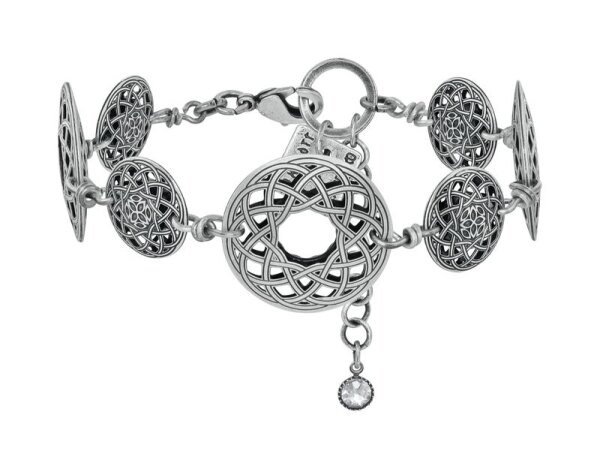 Konplott - Shades of Light - silver, antique silver, bracelet
