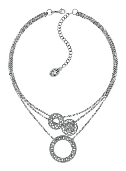 Konplott - Shades of Light - silver, antique silver, necklace collier