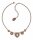 Konplott - Heart Beat - beige/green, antique copper, necklace