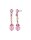 Konplott - Daily Desire - pink, antique copper, earring stud dangling