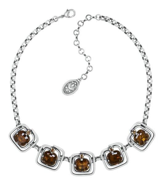 Konplott - To The Max - brown, antique silver, necklace