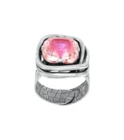 Konplott - To The Max - pink, antique silver, ring