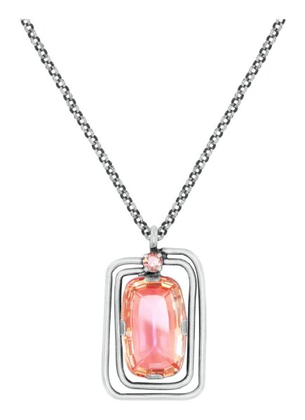 Konplott - To The Max - pink, antique silver, necklace pendant, long