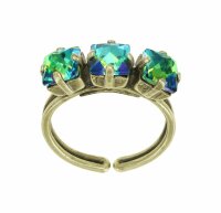 Konplott - Punk Classics - green, spinx, antique brass, ring