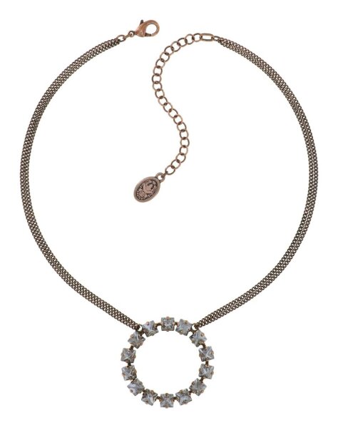 Konplott - Punk Classics - grey, antique copper, necklace
