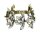 Konplott - Crystal Forest - white, antique brass, bracelet