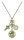 Konplott - Love, Hope and Destiny - white, antique brass, necklace pendant