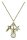 Konplott - Love, Hope and Destiny - white, antique brass, necklace pendant