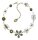 Konplott - Clubbing Bugs - white, antique brass, necklace