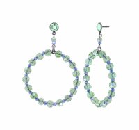 Konplott - Bead Snake Jelly - blue/green, antique silver,...