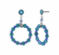 Konplott - Bead Snake Jelly - blue/green, antique silver,...