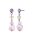 Konplott - Daily Desire - pink, antique silver, earring stud dangling