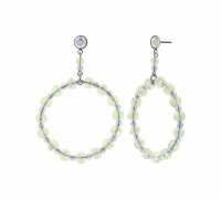 Konplott - Bead Snake Jelly - white, antique silver,...