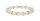 Konplott - Bead Snake Jelly - white, antique silver, bracelet elastic