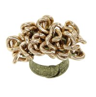 Konplott - Unchained - gold, antique brass, ring
