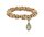 Konplott - Unchained - gold, antique brass, bracelet elastic