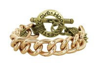 Konplott - Unchained - gold, antique brass, bracelet