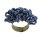 Konplott - Unchained - metallic blue, antique brass, ring
